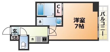 セレニテ兵庫エクラの間取り
