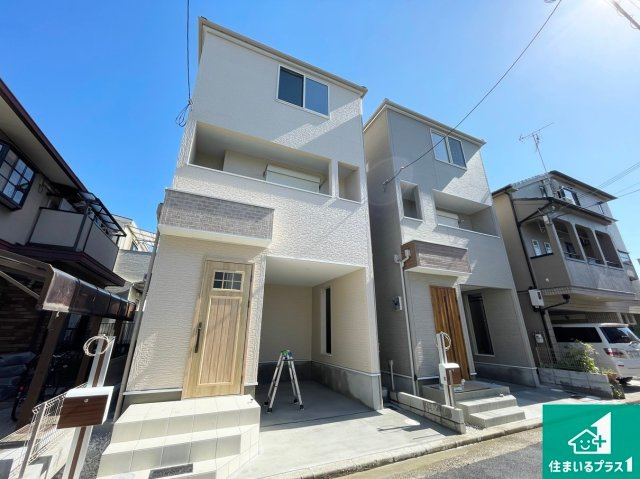 高槻市西町　第5期　新築一戸建ての外観|お客様に長く安心して住んでいだだける事にこだわった家づくり！住んでからのアフターサービスにもしっかりと取り組んでいます！