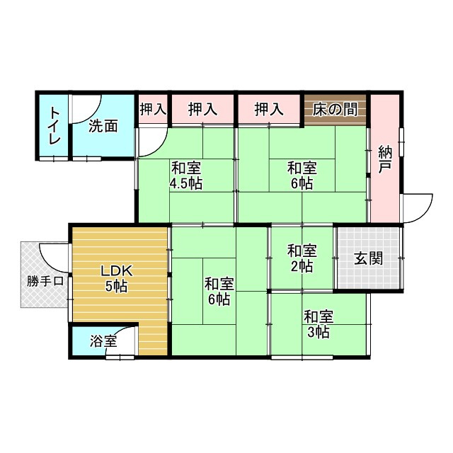 西条市大町の間取り