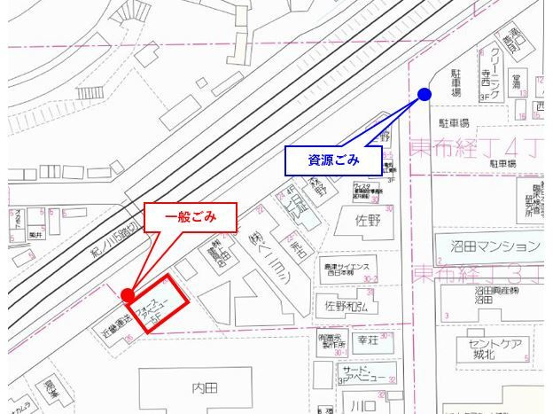 フォースアベニューの地図