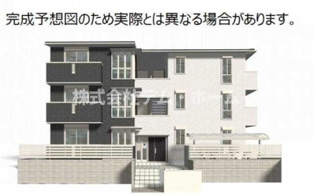 【外観パース】 | Grand Sage(大和ハウス施工のセキュリィティ賃貸）