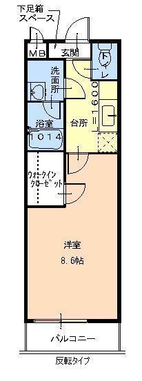 【間取り】 | エステ・ラグーナ八番館