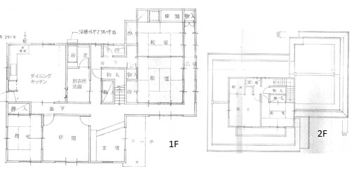 【間取り】 | 富里市御料　中古戸建
