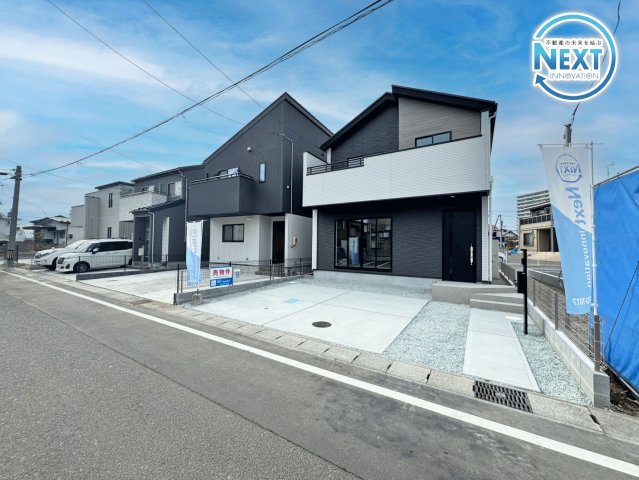 多賀城市八幡3期の前面道路含む現地写真