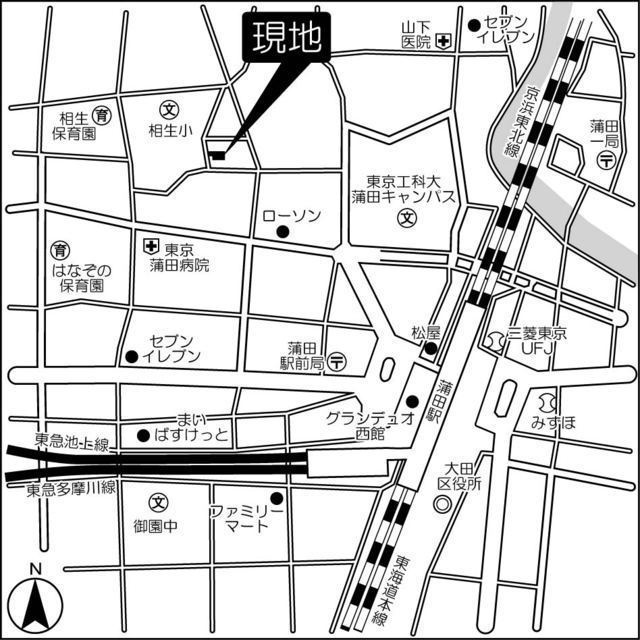 スプリングヒルズの地図