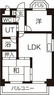 【間取り】 | リヴァーサイド植田