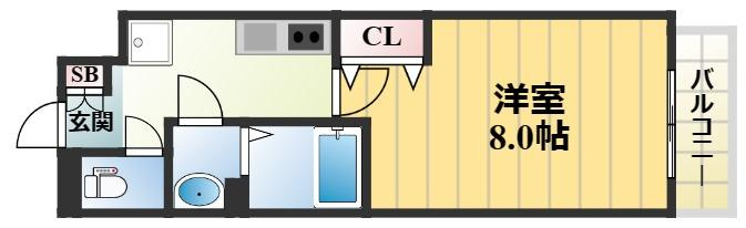 LUMINOUS鶴見の間取り