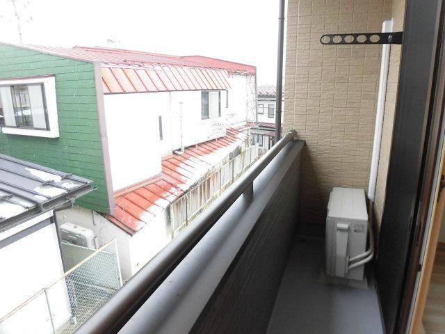 ダグラスファーのバルコニー