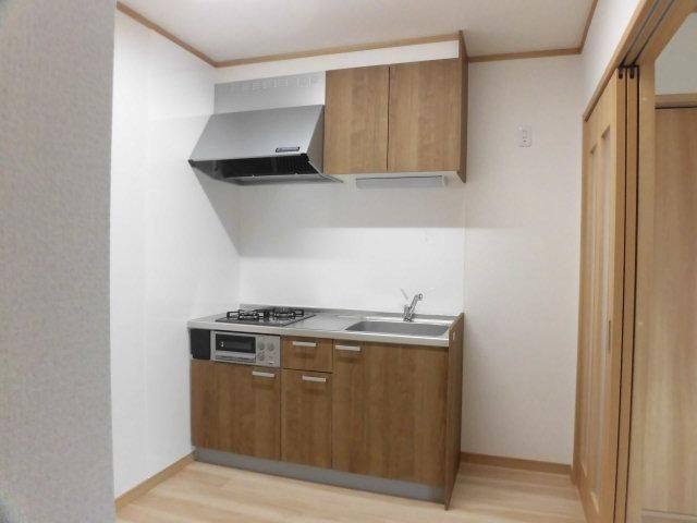 ダグラスファーのキッチン