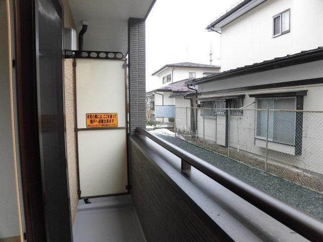 ダグラスファーのバルコニー