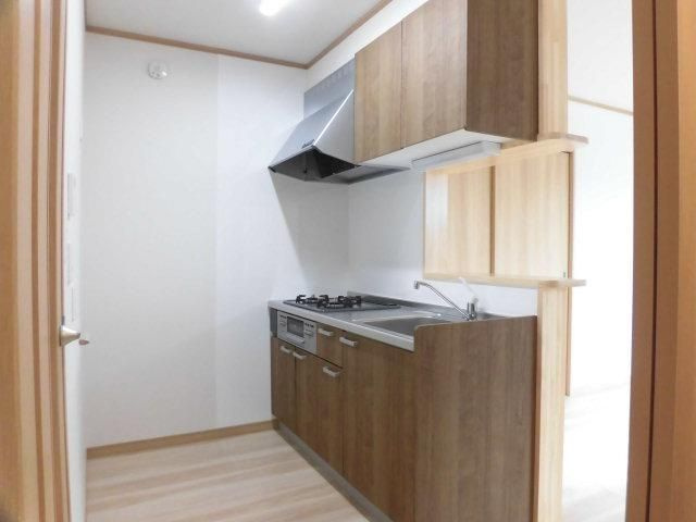 ダグラスファーのキッチン