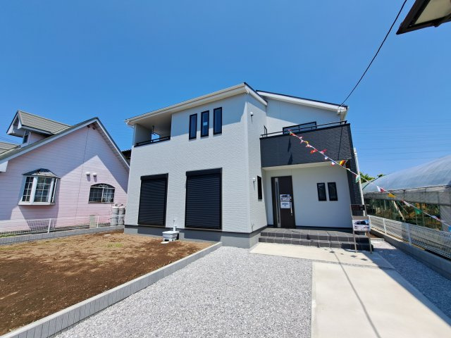 新築　太田市由良町第12　Liveie Garden.S　１号棟の外観|現地写真　完成しました！ご内覧等、お気軽にお問合せください♪　							

