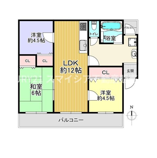 【間取り】 | 香里三井団地　A9棟