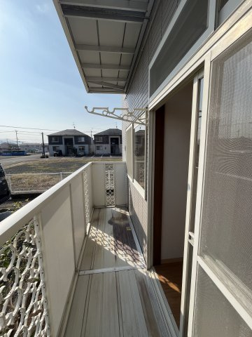 ドリームハイツ高田のバルコニー