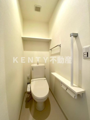 【トイレ】 | グリーンアベニューⅥ | 落ち着いた色調のトイレです