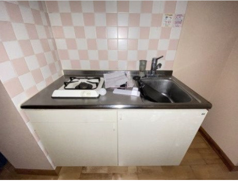 ビートルズスクエアのキッチン