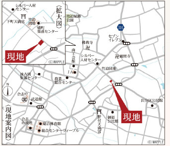 仲介手数料不要　リーブルガーデン合志市竹迫【合志小・合志中】の地図|カーナビ➡合志市竹迫1849-1