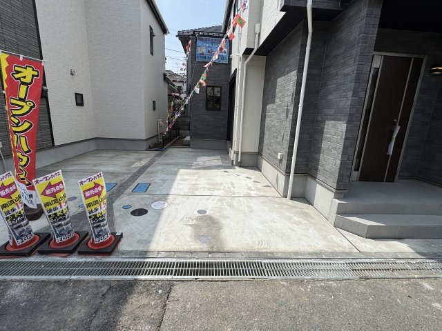 流山市鰭ヶ崎新築戸建【鰭ヶ崎小学校：9分】の駐車場|1号棟駐車スペース