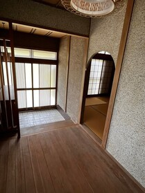 中古戸建の玄関