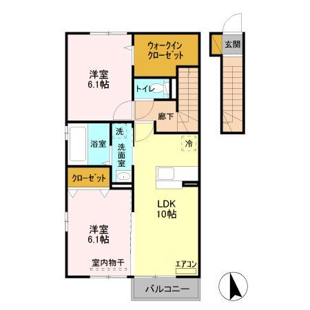 アルシュ　サウスの間取り