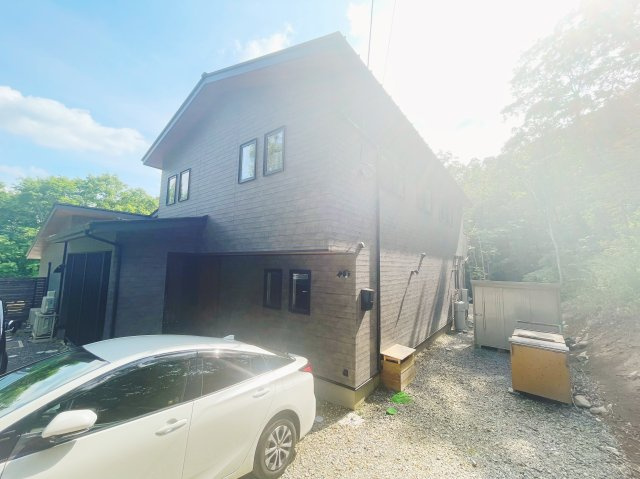 店舗スペースあり！那須郡那須町注文住宅の外観