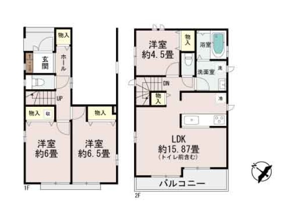 明石市東朝霧丘の間取り|間取り図はコチラ♪収納スペース多数！