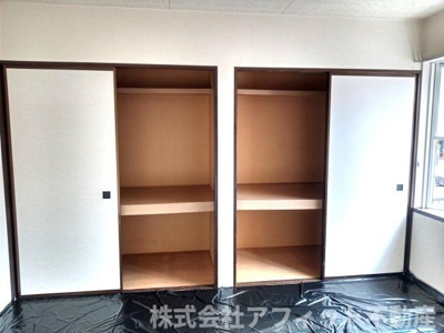 【収納】 | パルティール春日 | 和室6帖の押入れ