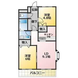 【間取り】 | ハピネス山下