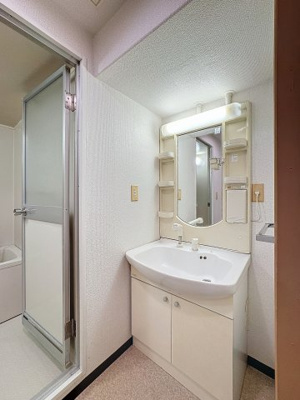 【洗面所】 | ドミールヤマノウチＢ | 別部屋写真