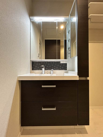 熊本市西区二本木２丁目の賃貸マンションの独立洗面台