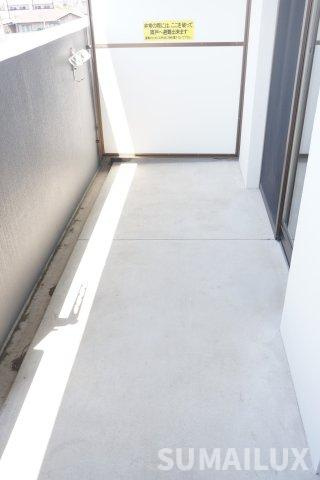 熊本市東区下南部３丁目の賃貸マンションのバルコニー
