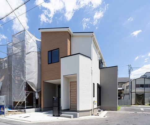 【成約済】京都市右京区西京極畑田町の外観|7号地　外観写真
南東角地になり、陽当たり良好です！
開放感がございます♪