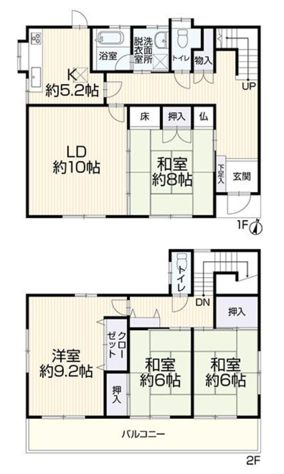 横浜市磯子区杉田9丁目 中古戸建て【仲介手数料無料】の間取り