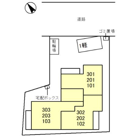 ハレレアの区画図