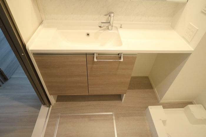 ハレレアの洗面所