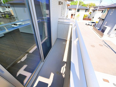 中町戸建のバルコニー