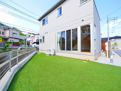 中町戸建の庭