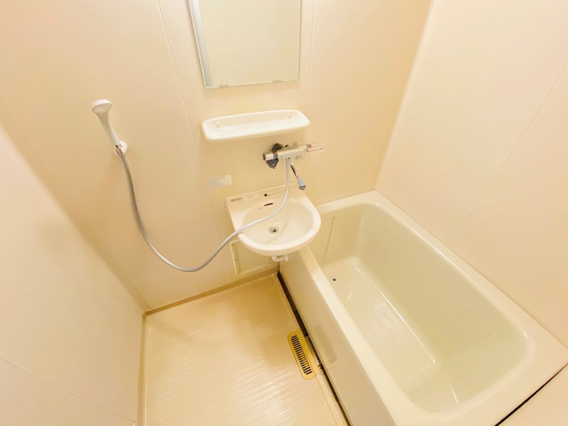 熊本市中央区水前寺６丁目のアパートの独立洗面台