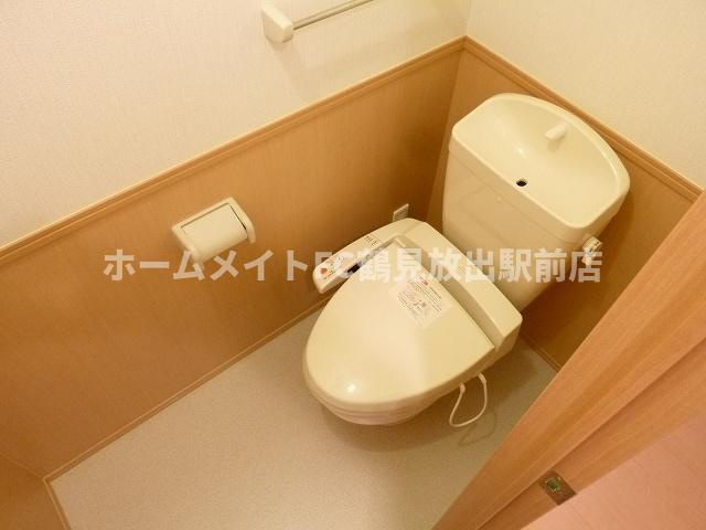 東大阪市稲田本町１丁目のハイツのトイレ