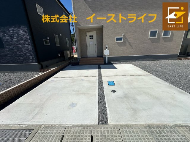 【新築戸建】　内郷御台境町第3の駐車場|12号棟　カースペースです。