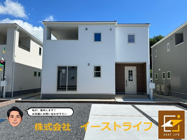 【新築戸建】　内郷御台境町第3の外観|4号棟外観（8月撮影）値下げしました！いつでもご案内いたします！（担当：梶田　Tel：080-9052-9009）