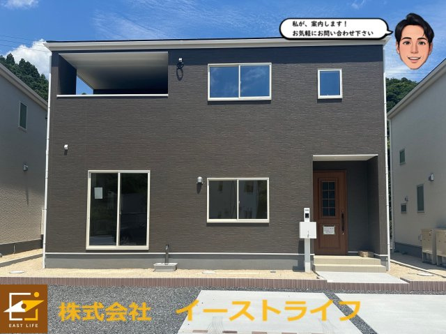 【新築戸建】【キャンペーン実施中！】さらに値下げ！内郷御台境町第3※子育て支援対象※の外観|2号棟外観（7月撮影）値下げしました！いつでもご案内いたします！（担当：梶田　Tel：080-9052-9009）