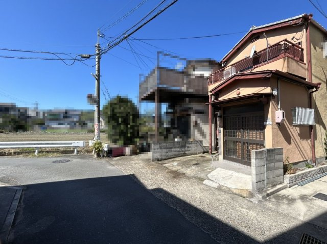 【成約済】長岡京市今里１丁目の外観|南側道路からの現地写真です♪