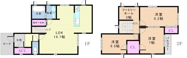 LacollineSenriokaの間取り