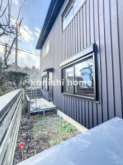 【庭】 | 木造りの家　1号棟 | 和室外にテラスあり