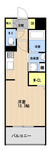【間取り】 | LIBTH香椎駅前 | 現況優先。