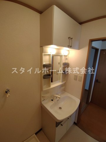 メゾンKの洗面所|スペースが確保できる洗面所です