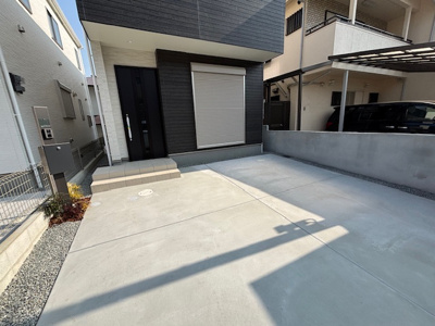 【駐車場】 | 神戸市垂水区狩口台2丁目　新築戸建1号棟　仲介手数料無料！ | 駐車スペースもあります