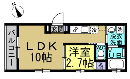 半田市船入町一棟アパートの間取り|Bタイプ