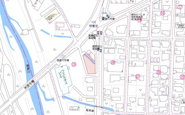 【地図】 | 売土地：甲斐元町